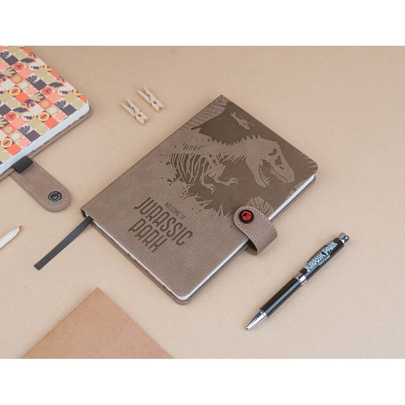 Jurassic Park A5 premium notebook + projector pen Nerdscape