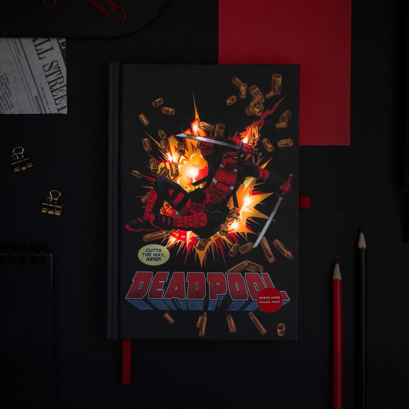 Marvel Deadpool A5 premium led notebook Nerdscape