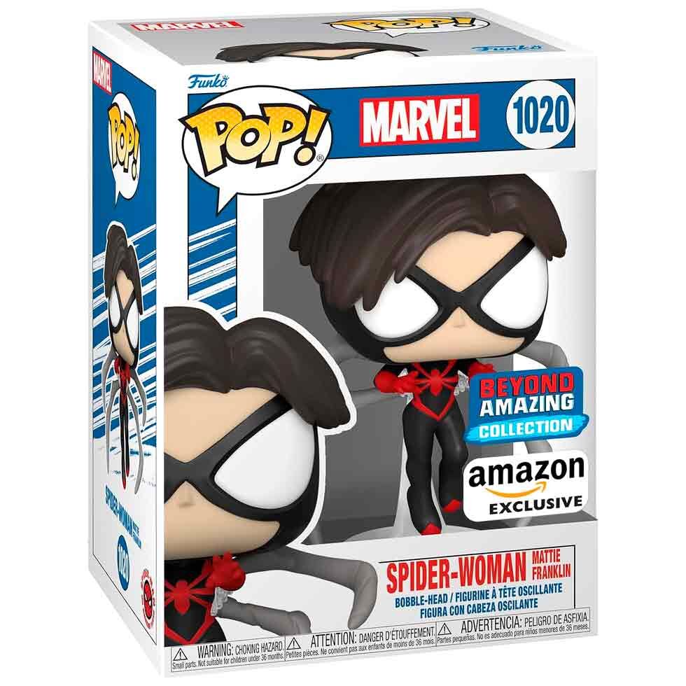 POP figure Marvel Beyond Amazing Spider - Woman Mattie Franklin Exclusive - Nerdscape