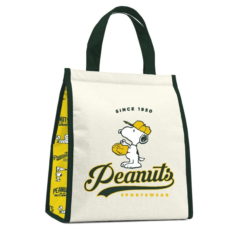Peanuts Snoopy Lunch Bag con Fodera Isolante e Tasca Laterale - Nerdscape