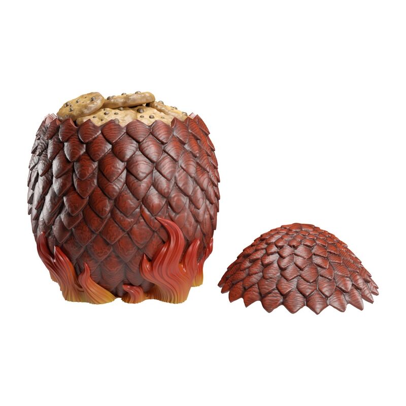 Boîte de biscuits en forme d'œuf de dragon