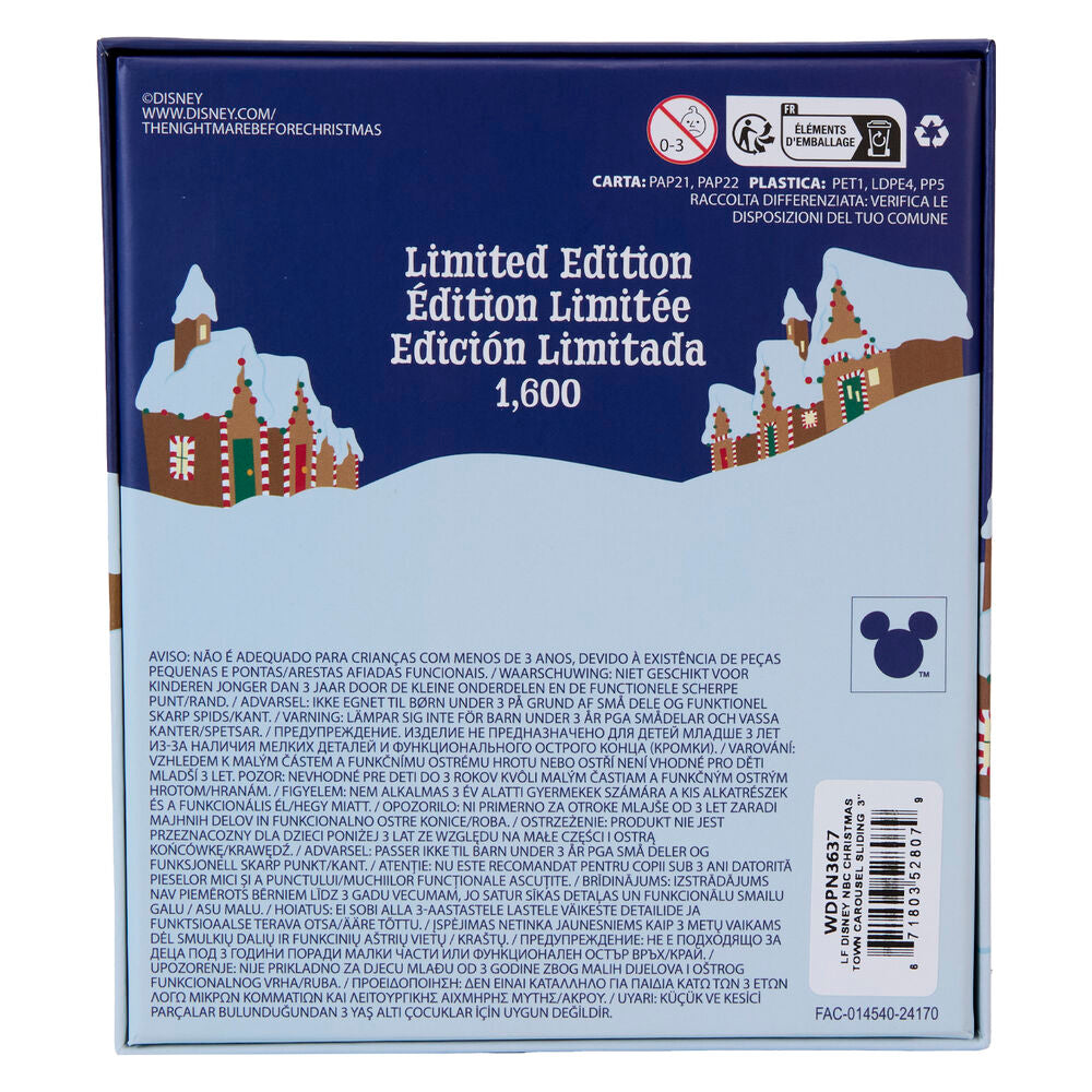 Pin's en émail Loungefly Disney Nightmare Before Christmas Town Carousel