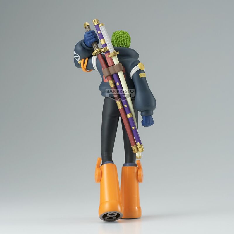 Figurine One Piece The Shukko Roronoa Zoro Egghead de 17 cm