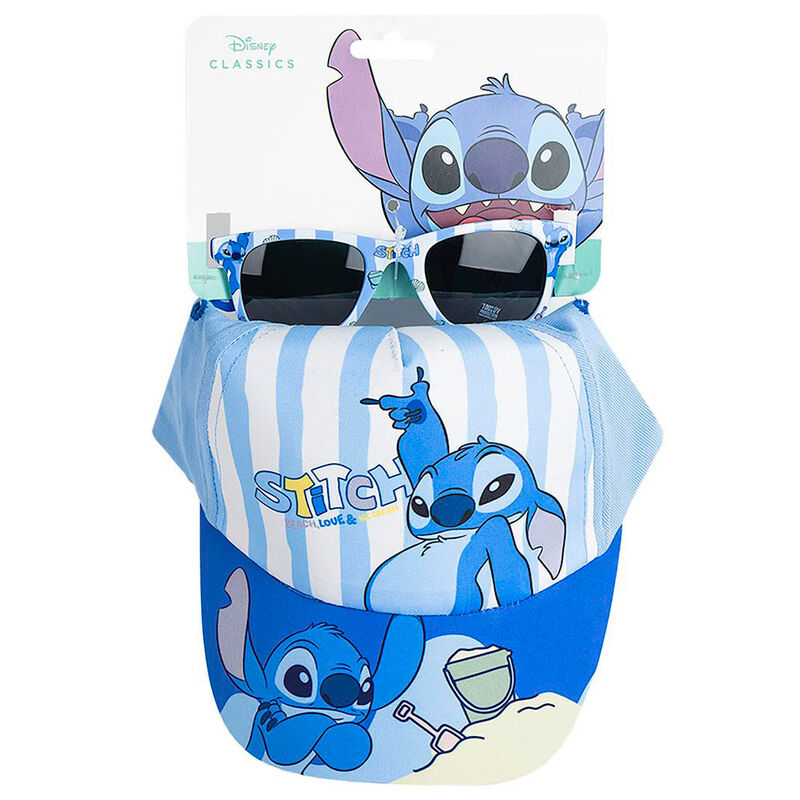 Disney Stitch set cap + sunglasses