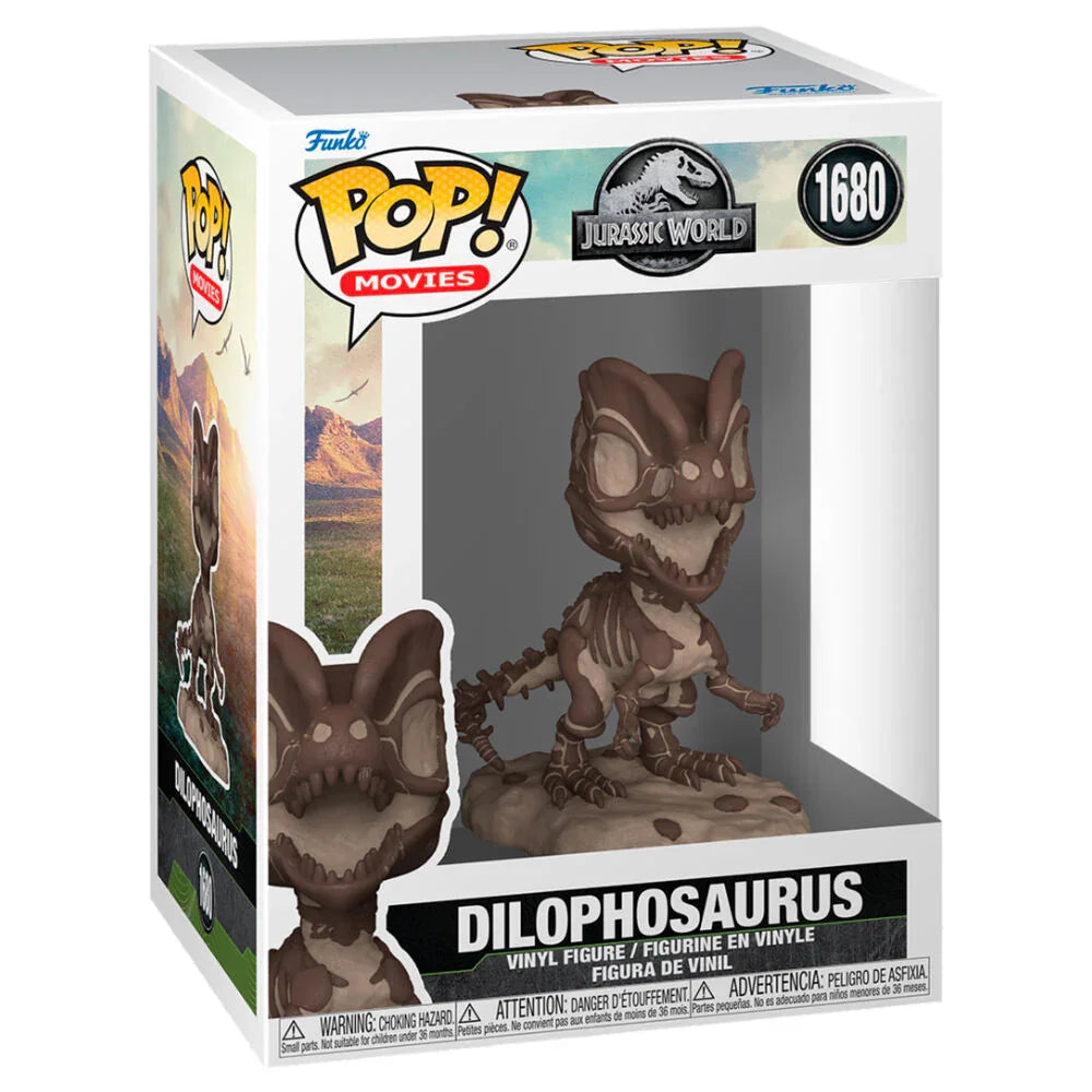 Funko Pop! Jurassic World Dilophosaurus - Figura da Collezione Vinyl Nerdscape