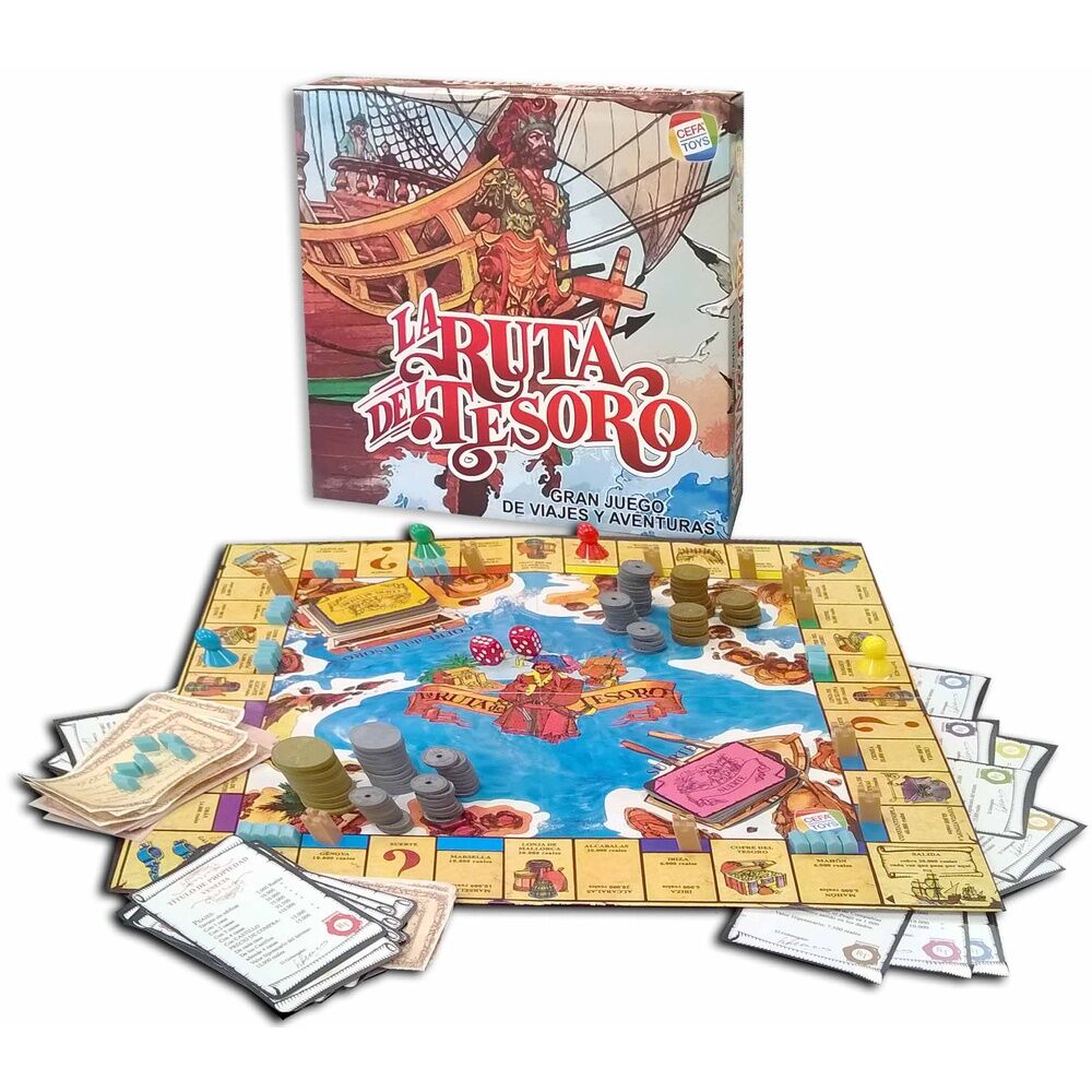 Spanish The Treasure Trail board game
