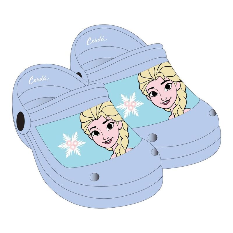 Disney Frozen lights beach clog