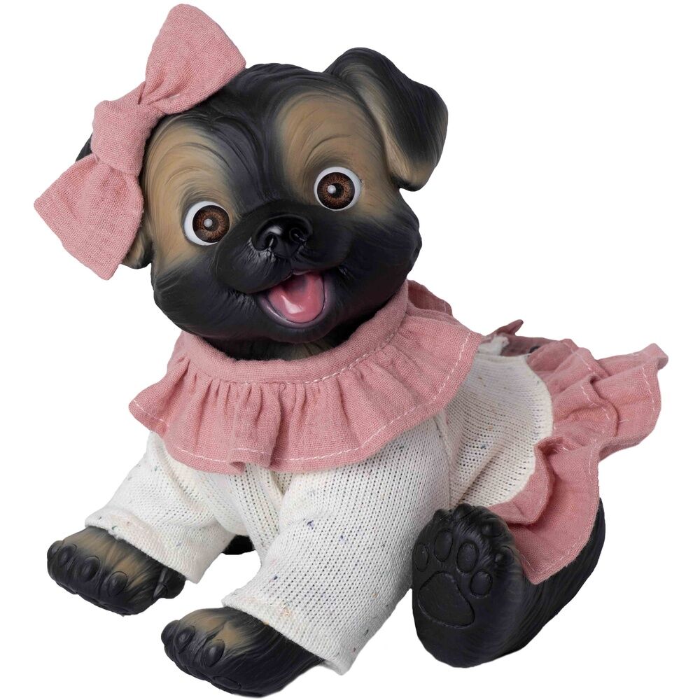 Poupée bébé reborn chiot à lier