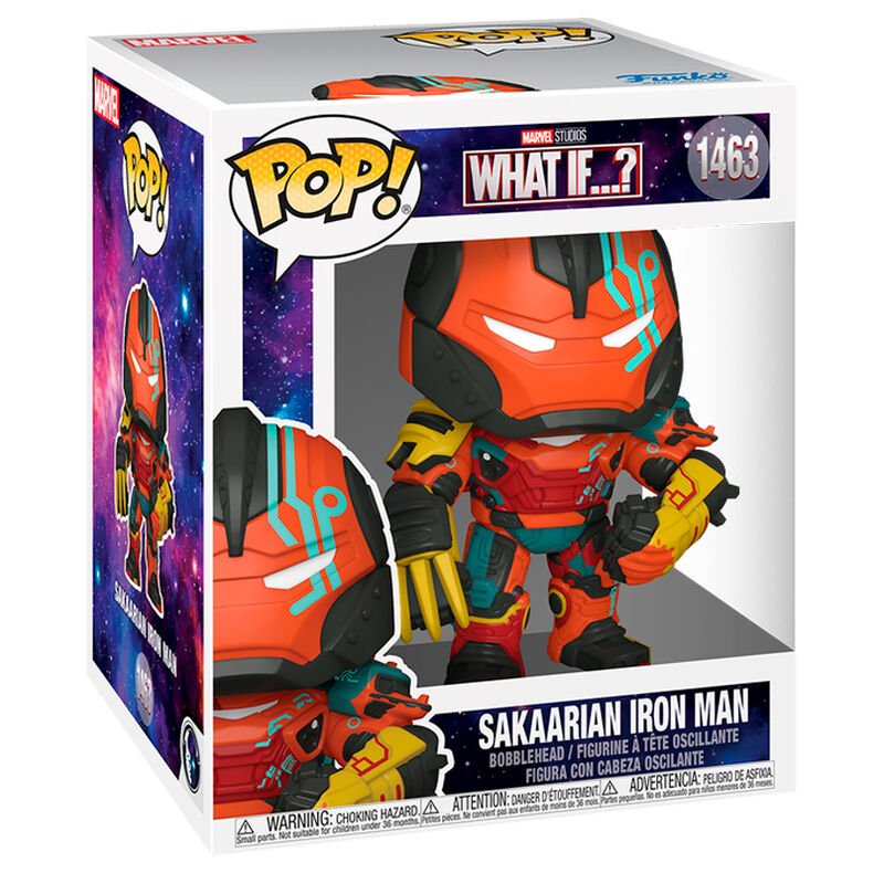 POP figure Super Marvel What IF Sakaarian Iron Man - Nerdscape