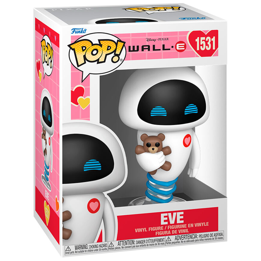 Funko Pop! Disney Pixar Wall-E Eve Valentine - Figura da Collezione Vinyl