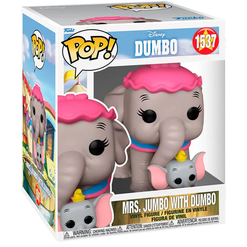 Funko Pop! Disney Dumbo Mrs Jumbo con Dumbo - Figura da Collezione Vinyl