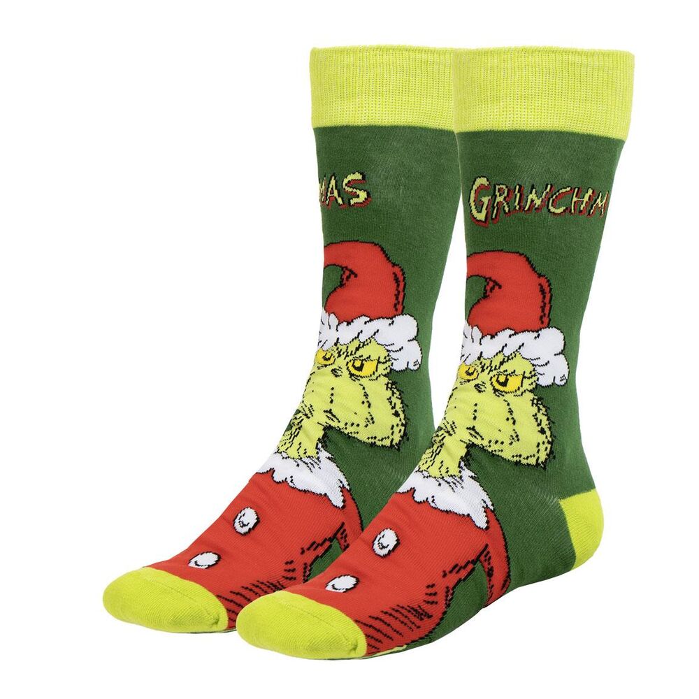 Grinch pack 3 adult socks Nerdscape