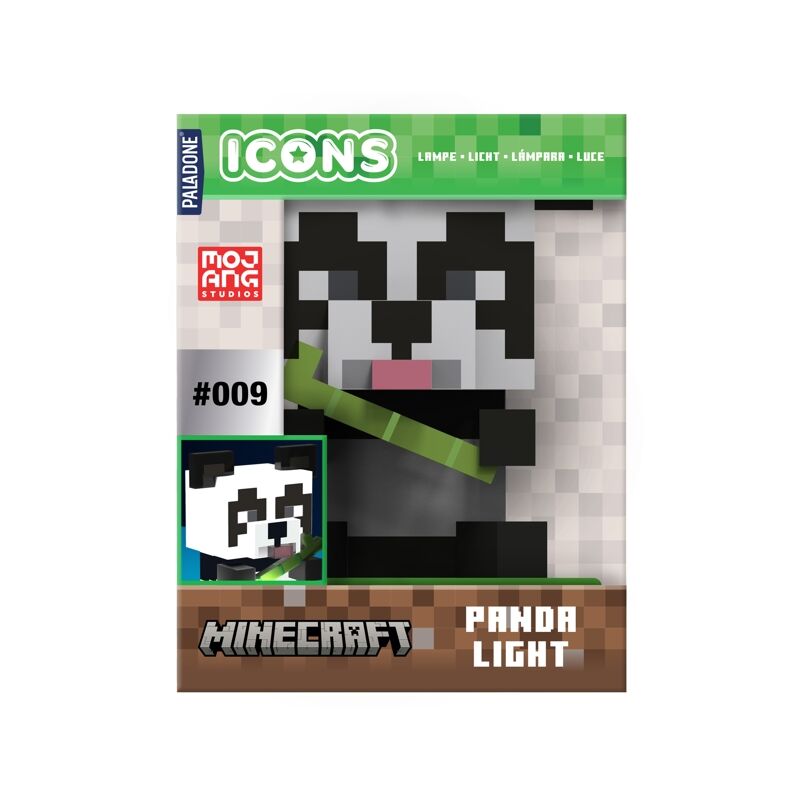 Minecraft Panda Icons lamp 10cm