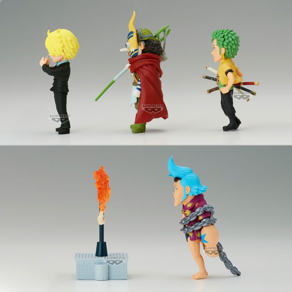 Figurines de collection One Piece Enies Lobby 02, 7 cm