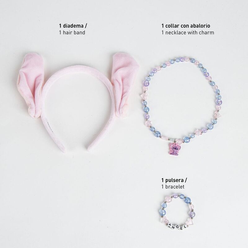 Disney Stitch Angel Costume jewellery set