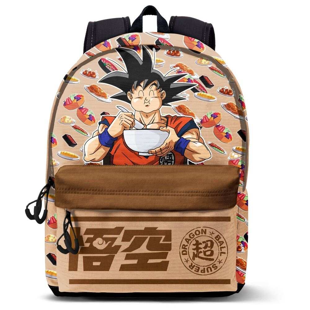 Dragon Ball Z Goku Foodie 35cm backpack with adjustable straps and printed lining