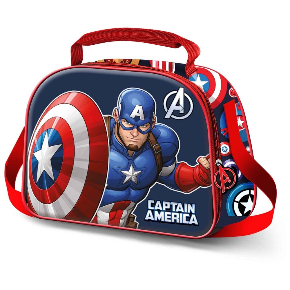 Sac à lunch 3D Marvel Captain America Patriot