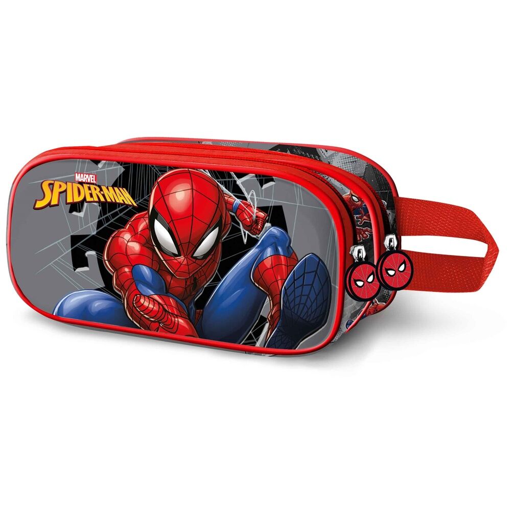 Marvel Spiderman Symbol 3D double pencil case