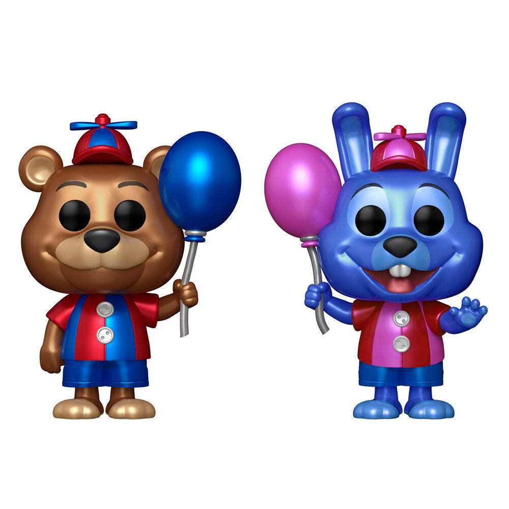 Pack POP 2 figurines Five Nights at Freddy's : Ballon Freddy et Ballon Bonnie (exclusivité)