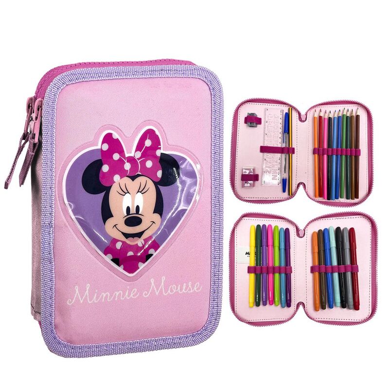 Disney Minnie double pencil case