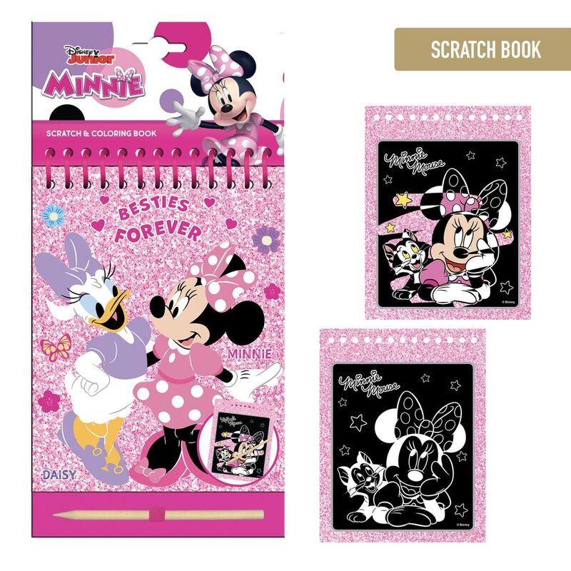 Disney Minnie scratch stationery set