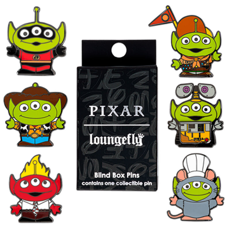 Pin's Loungefly Disney Pixar Toy Story Alien Mystery Blind Box en émail assorti