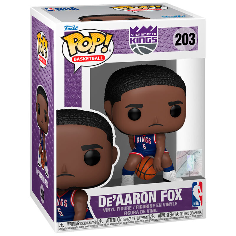 Funko Pop! NBA Sacramento Kings De Aaron Fox - Figura da Collezione Vinyl