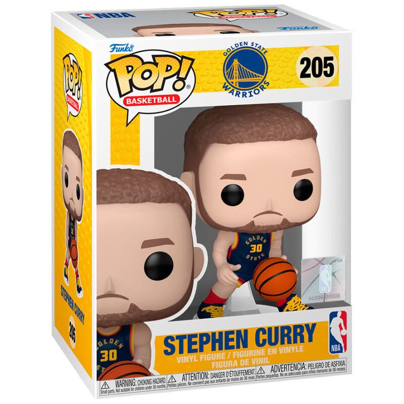 Figurine POP de Stephen Curry, joueur des Golden State Warriors de la NBA