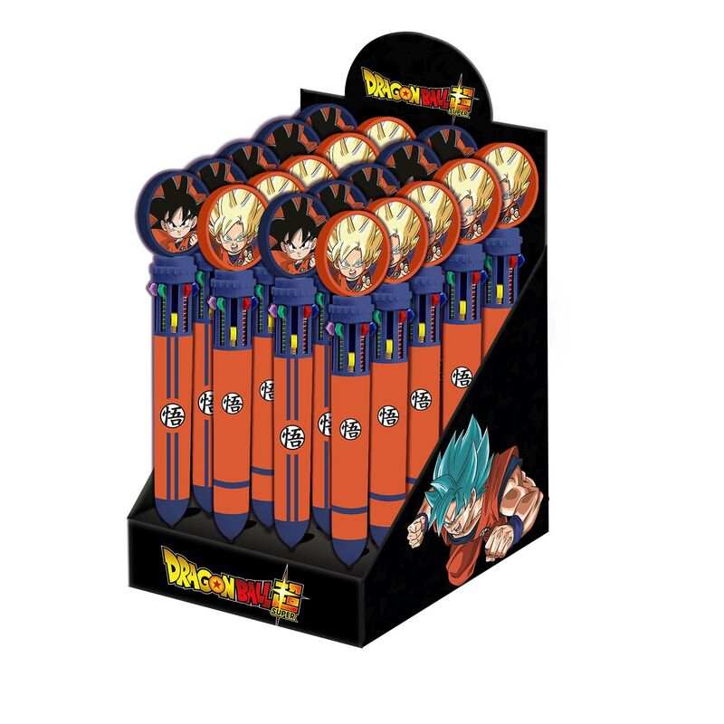 Dragon Ball Super assorted 10 color pen set display 18x21.5x13.7cm
