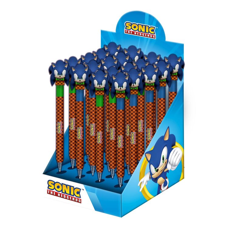 Stylo effaçable Sonic le Hérisson assorti