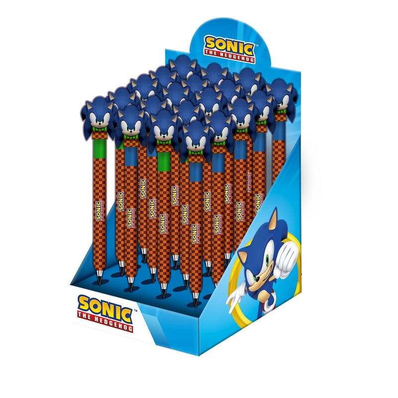 Crayon effaçable Sonic le Hérisson assorti