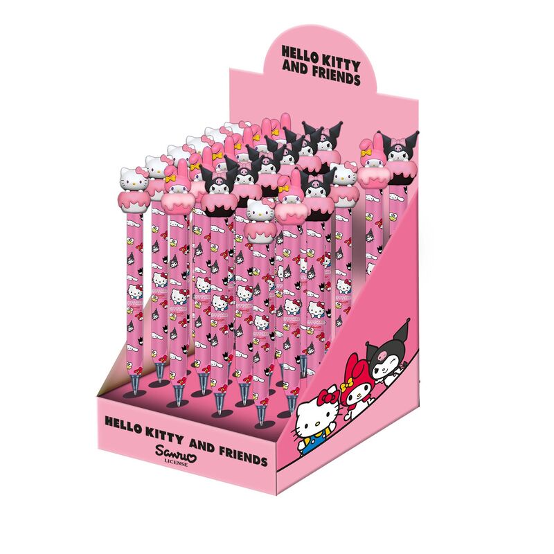 Stylo effaçable Hello Kitty assorti