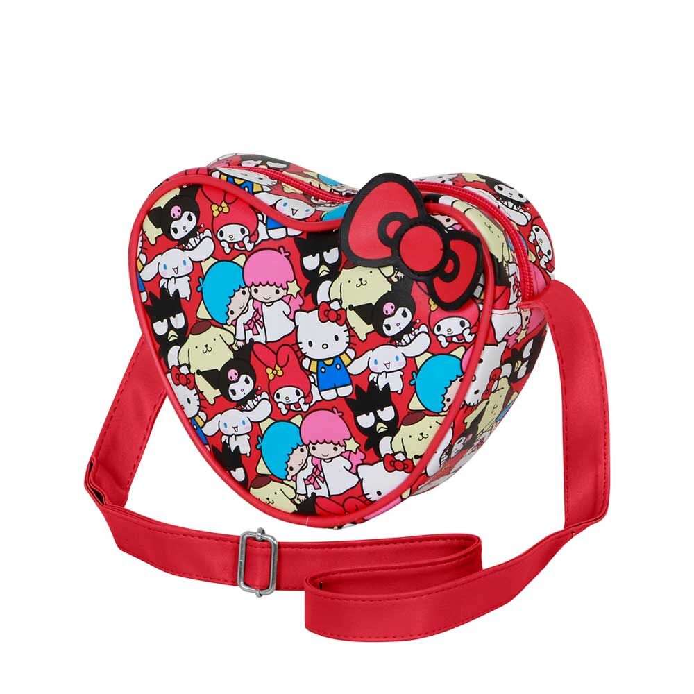 Sac Hello Kitty Friends en forme de cœur