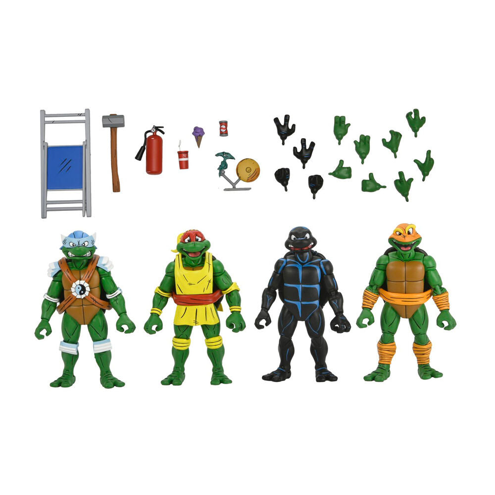 Coffret de 4 figurines Tortues Ninja (18 cm)