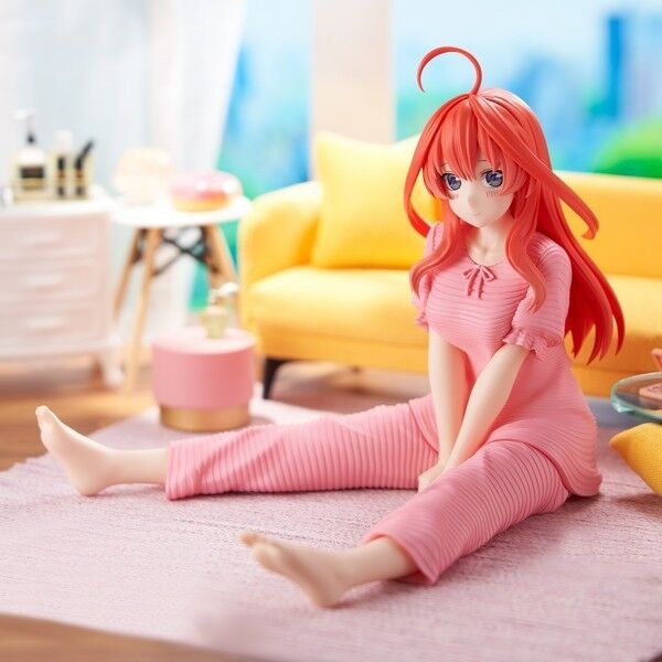 Figurine Relax Time Itsuki Nakano de 12 cm, issue de la collection Quintuples.