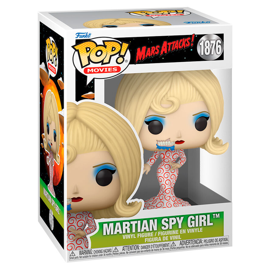 Funko Pop! Mars Attacks Martian Spy Girl - Figura da Collezione Vinyl