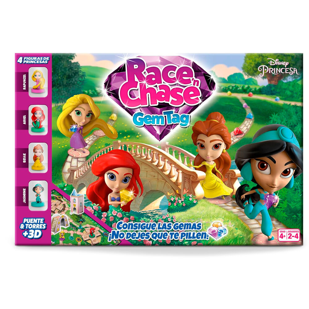 Spanish Disney Princess Race Chase board game