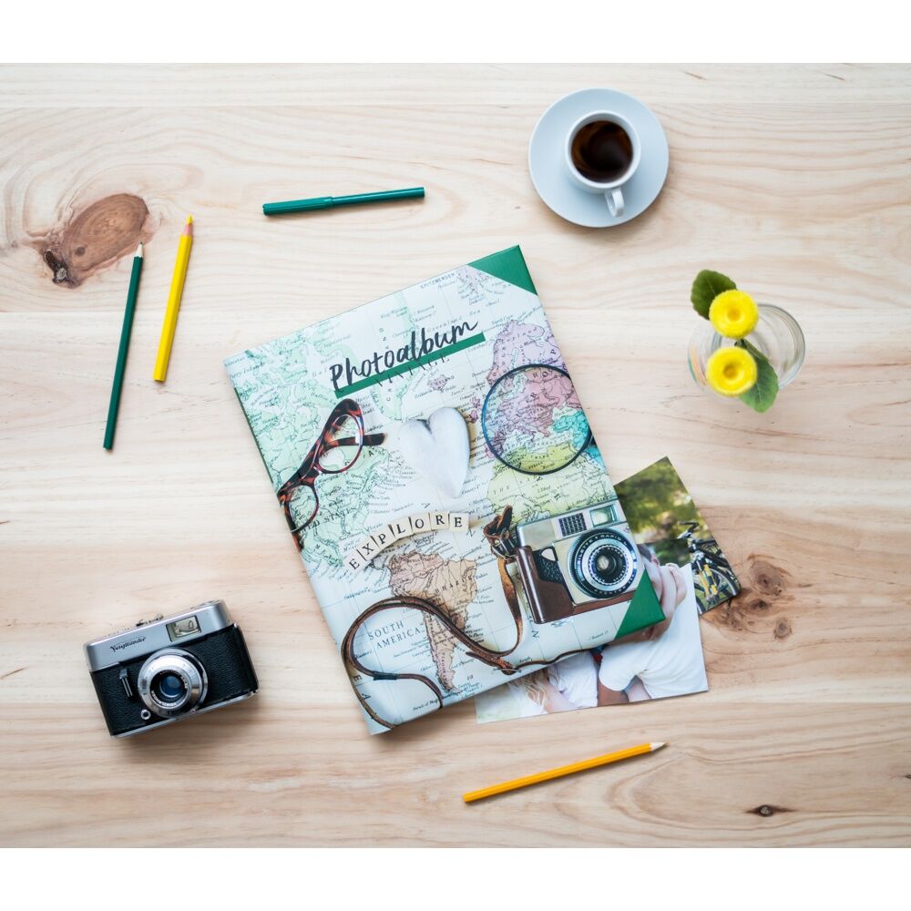 Travel Vintage Self-adhesive Photo album