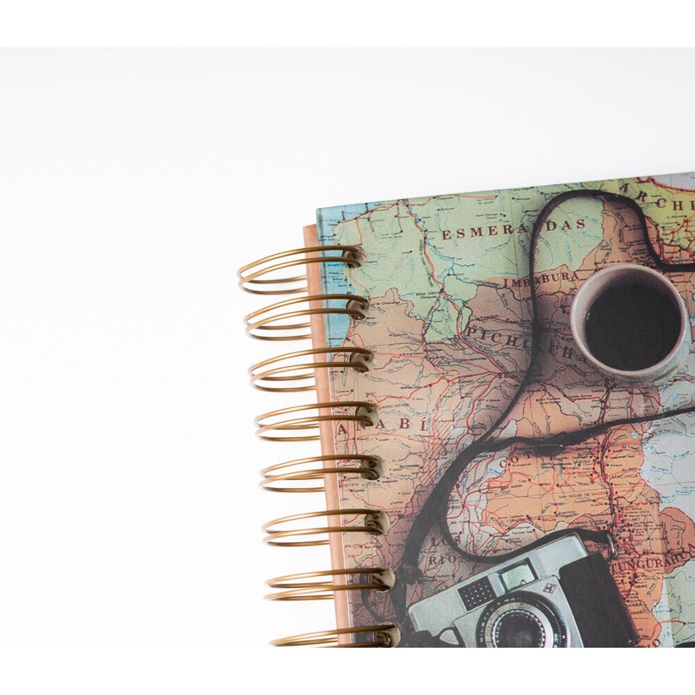 Album photo vintage de voyage