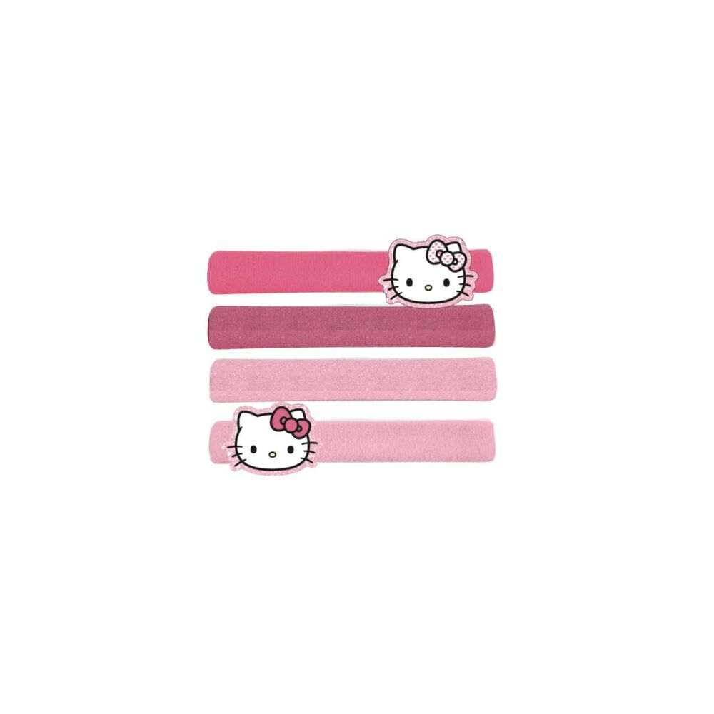 Set di fermagli per capelli rosa con motivo Hello Kitty, accessori Nerdscape