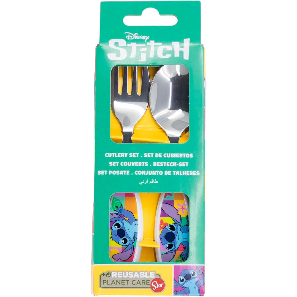 Disney Stitch Set 2 metal cutlery