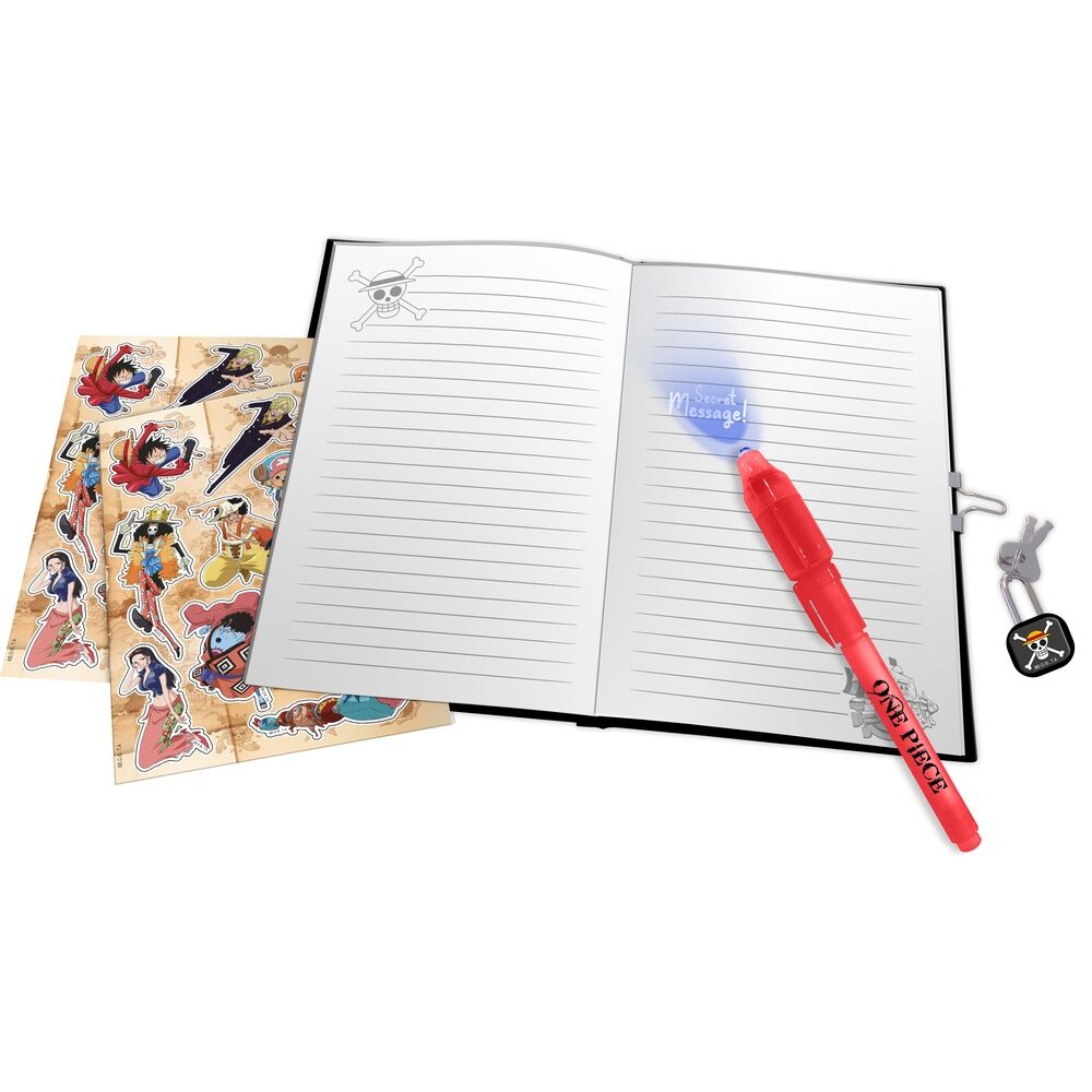 Journal One Piece + stylo magique