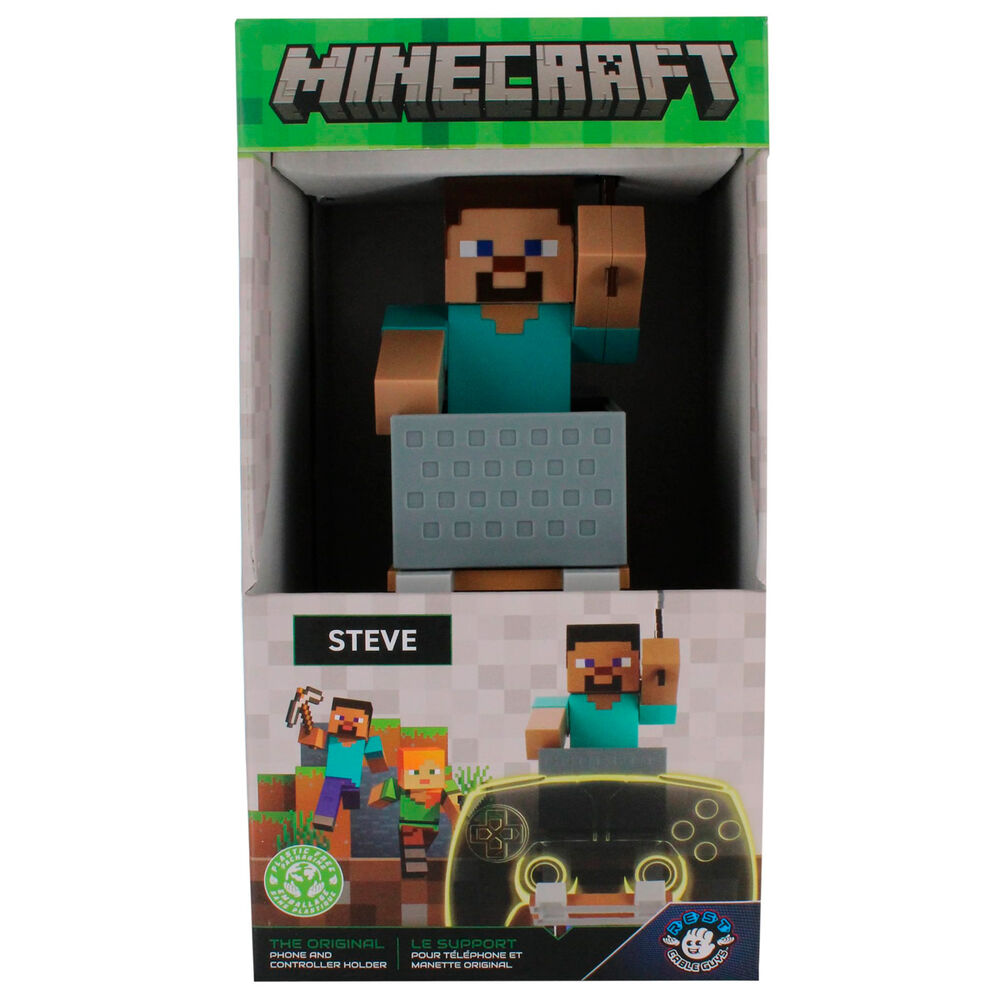 Support de fixation Minecraft Steve pour câble de 20 cm
