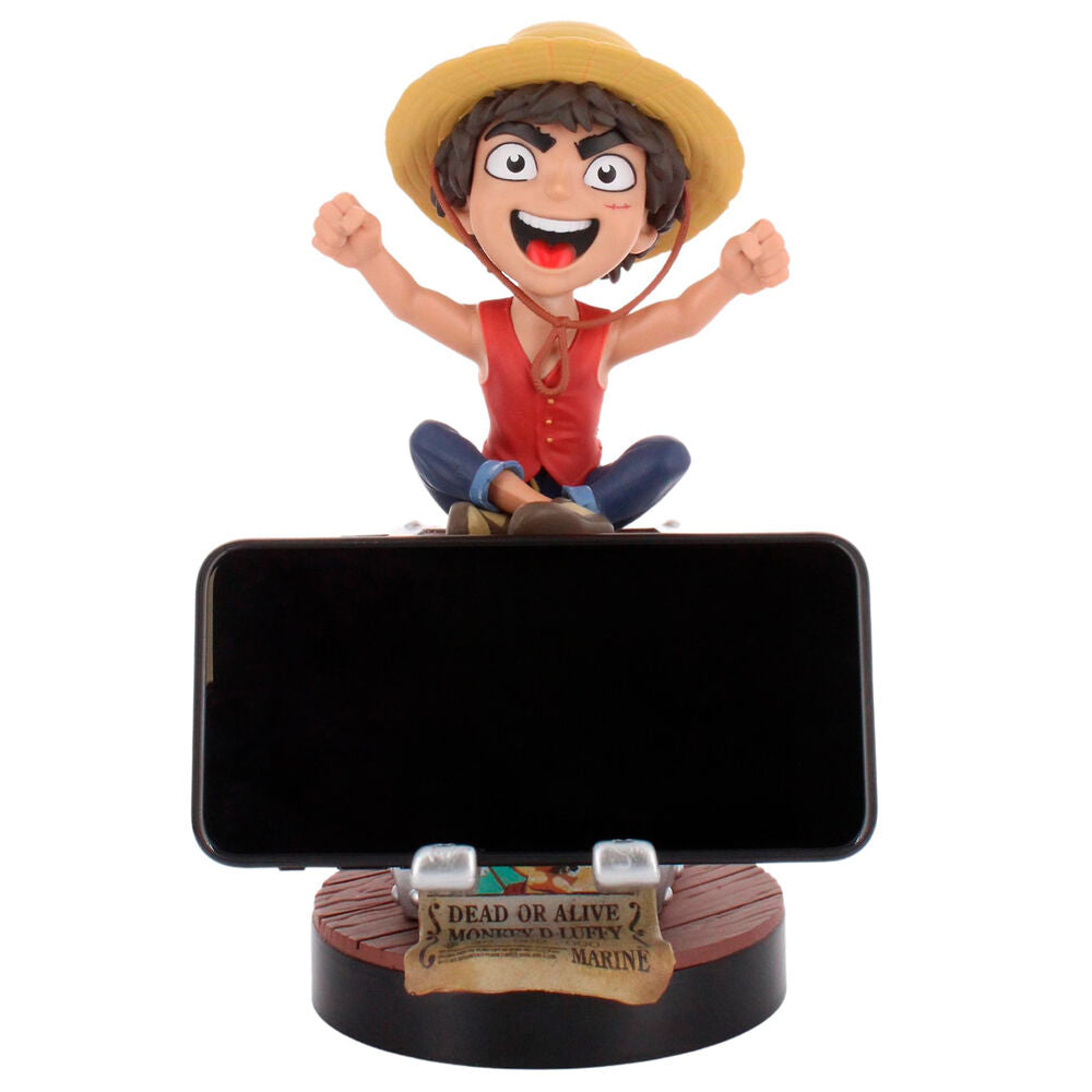 One Piece Luffy Wanted Poster clamping bracket Cable guy 20cm