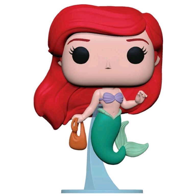 Figurine POP Disney La Petite Sirène Ariel avec sac