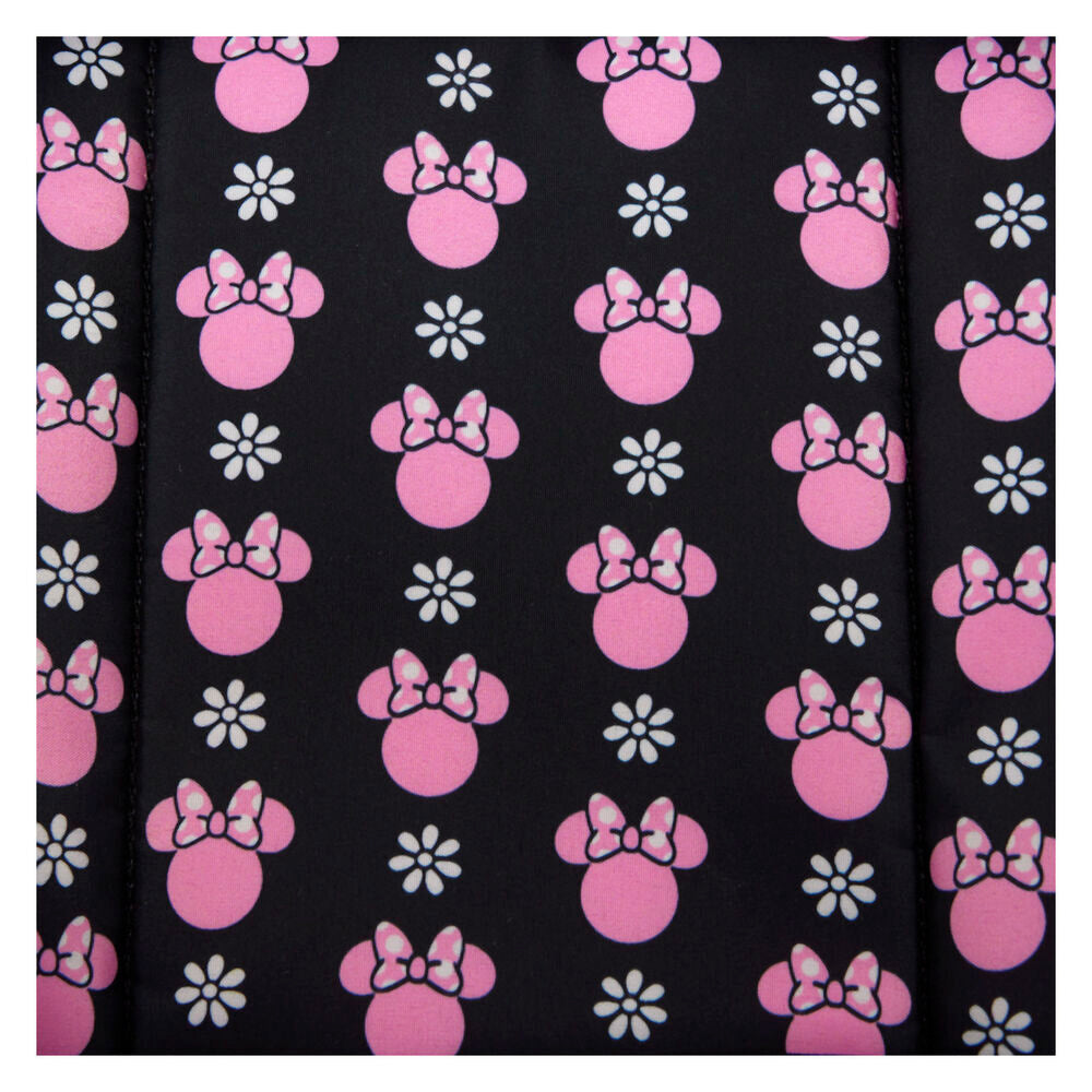 Loungefly Disney Minnie Floral Rock the Dots nylon backpack