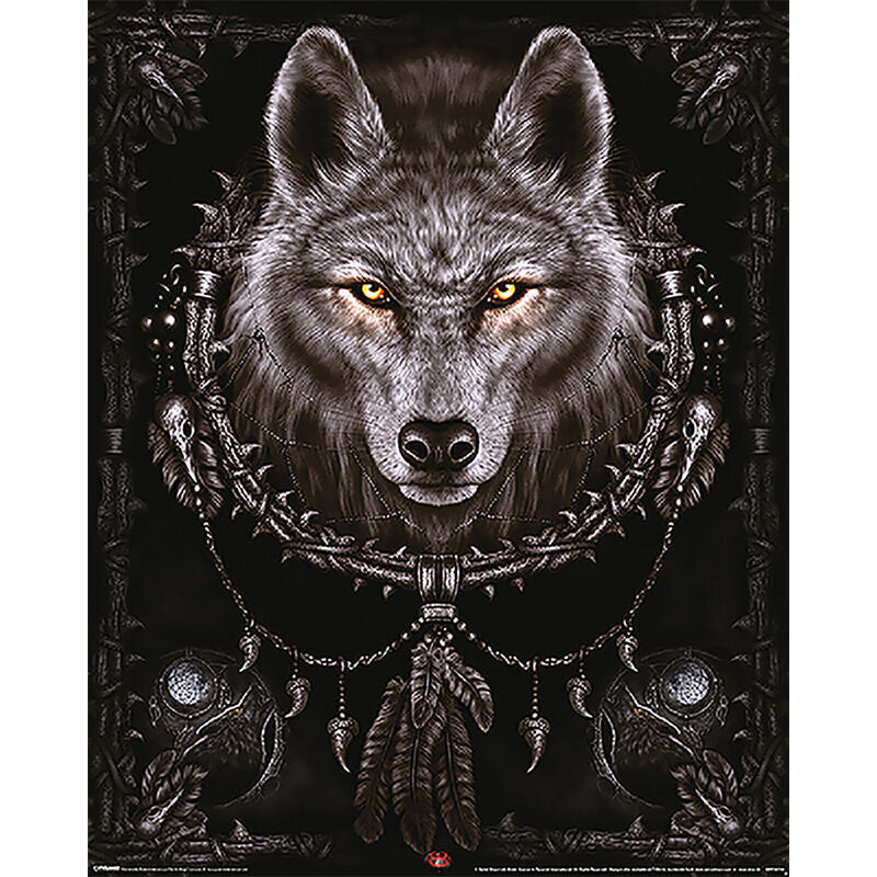 Wolf Dreams Mini Poster
