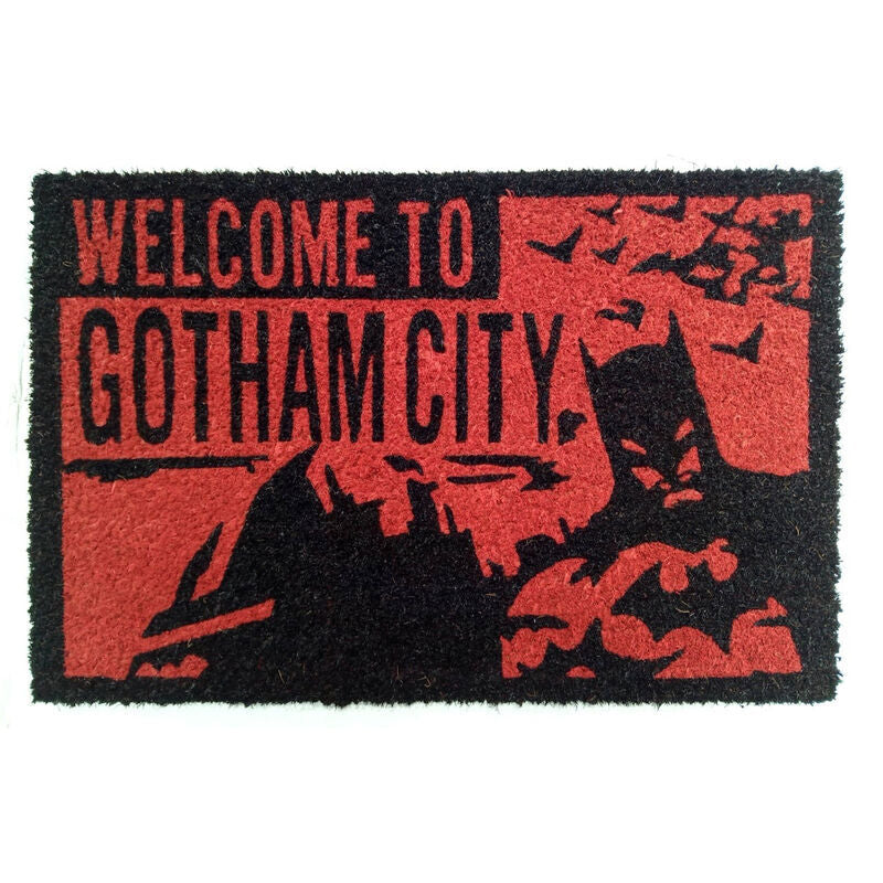 Tapis de porte Batman Bienvenue à Gotham (DC Comics)