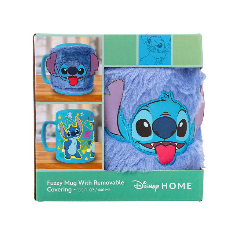 Disney Stitch Mug with teddy bear cover Nerdscape