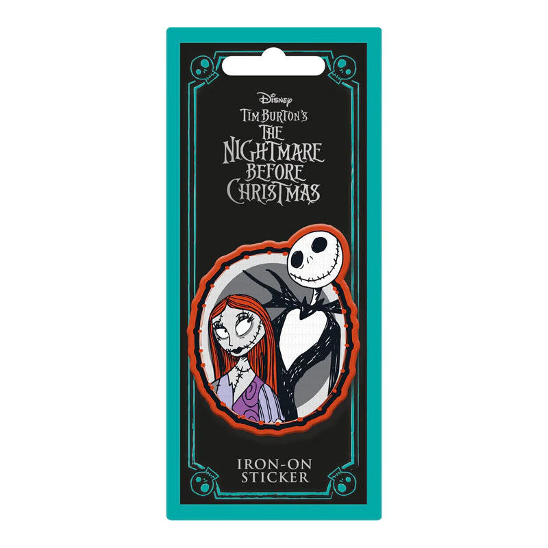 Disney Nightmare Before Christmas Jack & Sally Embroidery sticker